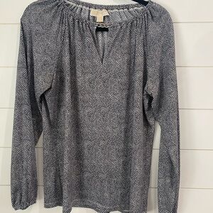 Michael Kors Black and White Blouse